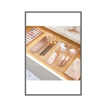 6 Parça Makyaj Takı Hobi Malzemesi Düzenleyici Organizer Kutu Siyah