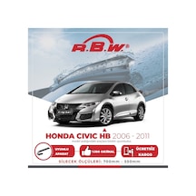 RBW Honda Civic HB 2006 - 2011 Ön Muz Silecek Takım