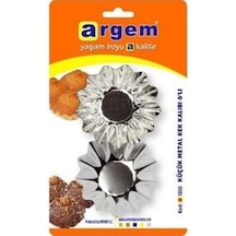 6Lı Metal Kek Kalıbı