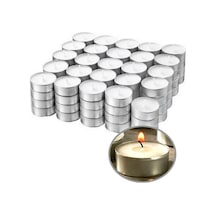 100 Lü Tea Light Mum Beyaz Tealight Mum