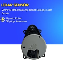 Viomi V3 Robot Süpürge Robot Süpürge Lidar Sensör