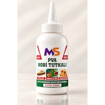 Pva Hobi Tutkalı 150 Gram Şeffaf Hazır Ahşap Karton Kumaş Kağıt Uygulama Maket Yapıştırıcısı