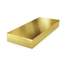 0.5 mm Pirinç Levha Sac Plaka 250x1000 mm