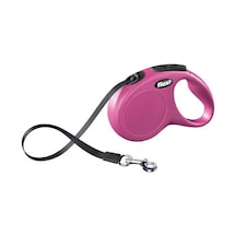 Flexi New Classic Pembe Otomatik Şerit Köpek Gezdirme Tasması Xs Pembe