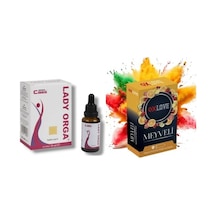 Caas Lady Orga Kadınlara Özel Damla + Prezervatif Meyve Aromalı Kondom 10 Adet