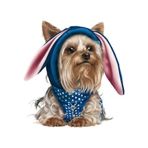 Yorkshire Terrier Köpek Araba Sticker 18Cm Etiket