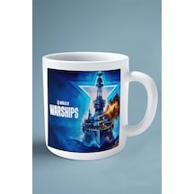 World Of Warships Mobil Oyun Baskılı Kupa Bardak Çift Taraflı Baskı Kişiye Özel Model 3 Çok Renkli