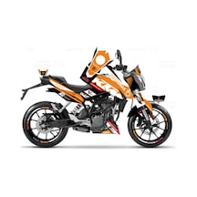 Ktm Duke 390 Petronas Design Turuncu Sticker Set
