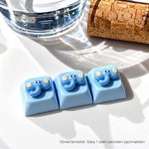 1 Adet 3d Fil Figürlü Keycaps Klavye Tuş Başlığı Mekanik Klavye Uyumlu Özel Tasarım