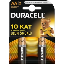 Duracell AA 1.5V Pil (2 Adet)