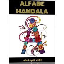 Alfabe Mandala Boyama Kitabı