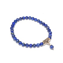 Hakiki Doğal Lapis Lazuli Bileklik  009