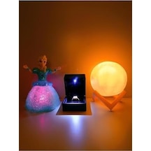 Işıklı Yüzük Kutusu Kalpli Yüzük, Rcb Led Frozen Elsa, 3d Led Küre Gece Lambası Halay Çeken .