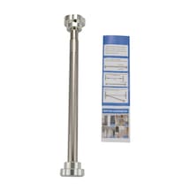 Banyo İçin Genişletilebilir Giysi Kurutma Paslanmaz Çelik Çubuk 40-55cm Gümüş