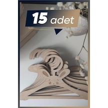 Woodnest Ahşap Mdf Çocuk Askısı 15 Adet Sevimli Askılık Bebek Askılığı Diğer