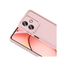 Noktaks - Oppo Uyumlu Oppo A3 - Kılıf Kamera Korumalı Ananas Kapak - Pembe T36675 Pembe