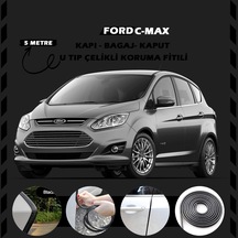 Ford C-max Oto Araç Kapı Koruma Fitili 5 Metre Parlak Siyah Renk