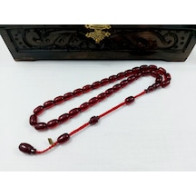 Juaind Hasan Usta Havşa Kapsül Kesim Ateş Kehribar Tesbih 8.5x12