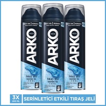 Cool Serinletici Etkili Tıraş Jeli 3x200 Ml Ferahlatıcı Özellik