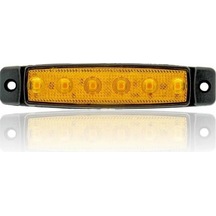Sanel Led Etek Lambası Parmak Tip Turuncu - 12v-1514