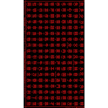 Buffalo Bandana Chinese Symbol Siyah
