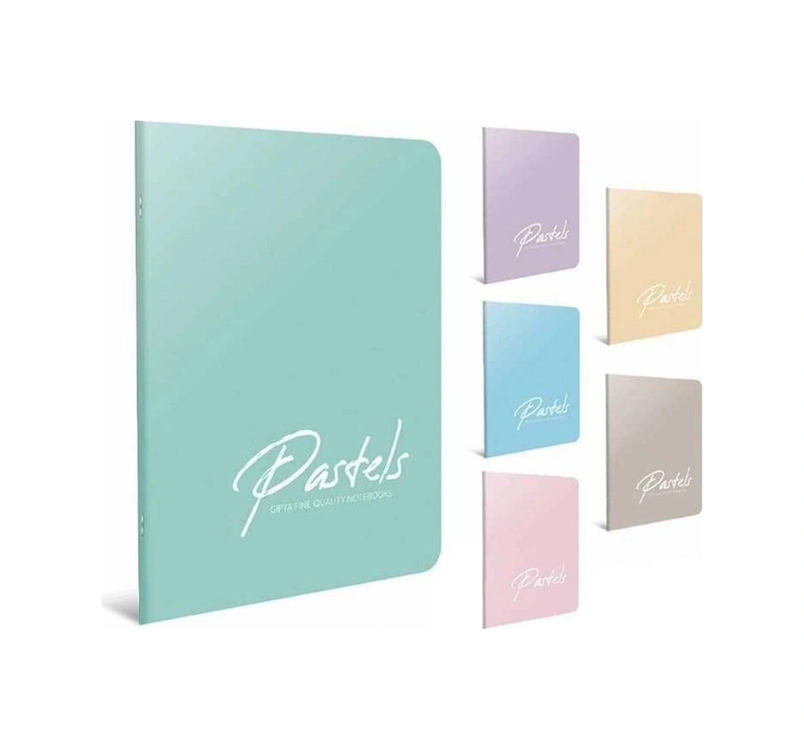 Defter Pastels Tel Dikişli Plastik Kapak A4 60 Yaprak Çizgisiz