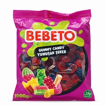 Jelibon Tekli Paket 1 Kg Mavi Kırmızı Böğürtlen