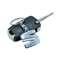Seat Uyumlu Anahtarlık 3D Metal Araba Anahtarlığı - Krom Kaplamalı