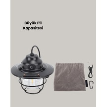Ilkeshop Su Geçirmez Tnabilir Çadır Gece Lambası
