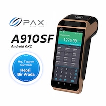 Pax A910sf Android Yazar Kasa Pos - Temassız Ödeme, 4g Ve Wi-fi Destekli