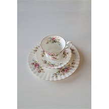 Moss Rose Bone China Trio Çay Fincanı 3 Parça 200 Ml