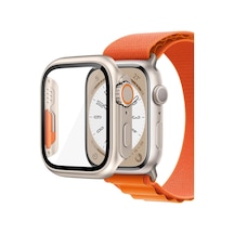 Apple Watch Series 5 44mm İçin Kılıf Apple Watch Ultra Dönüştürücü Ekran Koruyucu Kasa Yıldız Işığı Watch Series 5 44mm İle Uyumlu Kılıf - Yıldız Işığı Çok Renkli