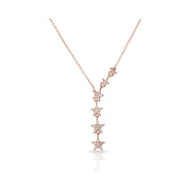 Forentina Rose Sallantılı Yıldız Kolye Ps1475 Sarı