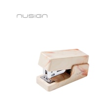 Nusıgn Mini Zımba Makinesi 12 Yaprak Kapasiteli 24/6 26/6 Pink