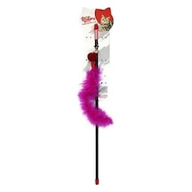 Natura Peluş 45 CM Uzun Tüylü Kedi Oltası