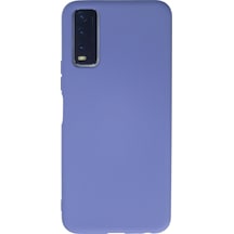 Vivo Y11s Uyumlu Kılıf Nano İçi Kadife Silikon - Lila