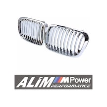 Bmw 3 Series E46 Sedan 1998 2001 Full Krom Ön Böbrek Panjur Seti Grille