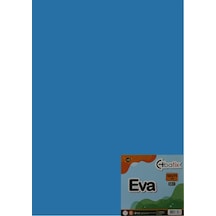Bafix Eva Düz Renk 50x70 Mavi Çok Renkli