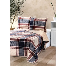 Merinos Allday Çift Kişilik Yatak Örtüsü Seti Boris Lacivert