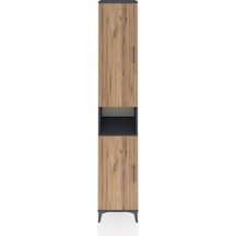 Hyperion Dolap 5 Raflı 2 Kapaklı Tek Askılı 44x44x243 Antrasi... Antrasit