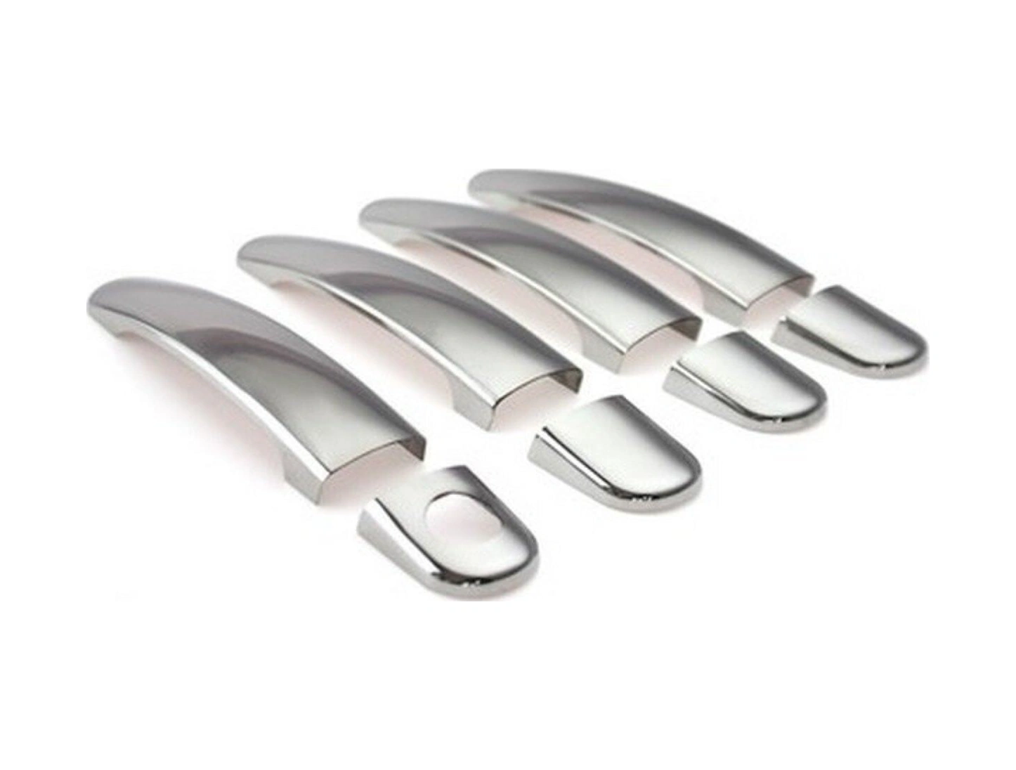 Ueskrom Volkswagen Golf -5 2005-2009 Uyumlu Krom Kapı Kolu 4 Kapı Paslanmaz Çelik,