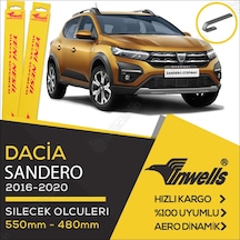 Dacia Sandero Muz Silecek Takımı 2016-2020 İnwells