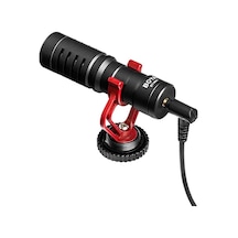 By-mm1 Pilsiz Kamera Üstü Çift Mikrofon, İphone, Android, Dslr Kamera Uyumlu