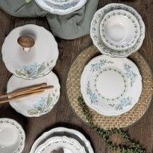 Kitchen Greeny 24 Parça Yemek Takımı - Renkli