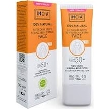 Incia Doğal Leke Karşıtı Yüz Güneş Kremi 30 Ml