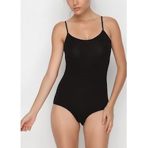 3 Adet Nbb Bayan İnce Askılı Çıtçıtlı Body 2935 Siyah