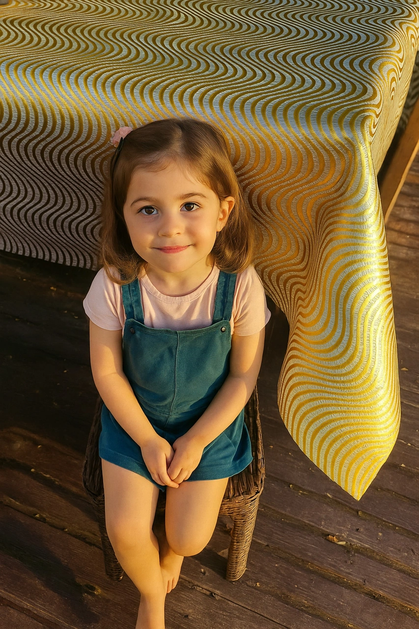 Rona Home Hasır Desen Paralel Şeffaf Pvc Masa Örtüsü Silinebilir Muşamba Sofra Bezi Lüx Hasır Su Geçirmez. Gold