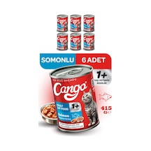 Cango Yetişkin Yaş Kedi Maması Somonlu 415gr 6lı