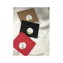 Organik Doğal Etiketi Karışık Mat Stıcker 4 Cm 100 Adet Çok Renkli