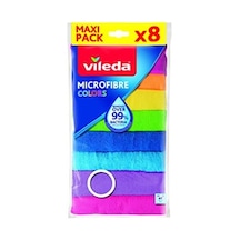 Mikrofiber Bez, Çok Renkli, 8 Parça 0